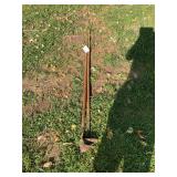 Two Wooden Handled T-Post Drivers