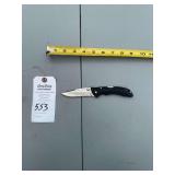 Buck 285-1 Folding Pocket Knife with Black Handle