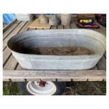 Large Galvanized Metal Stock Tank