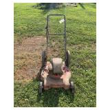 Red Walk-Behind Gas Lawn Mower
