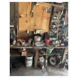 Shop Bench and Contents Lot