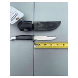 Buck 102C USA Fixed Blade Hunting Knife with Leather Sheath