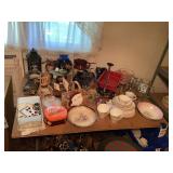 Assorted Household Collection Including Dinnerware, Decor, and Collectibles