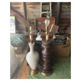 Lot of Four Assorted Table Lamps