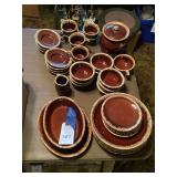 Stetson Autumn Leaves Ceramic Dinnerware Set