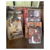 Assorted Framed Prints and Puzzles Lot