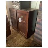 Philco Wooden Console Stereo with AM/FM Radio and Turntable