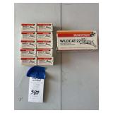 Winchester Wildcat 22 High Velocity Rimfire Cartridges Lot with Outer Box