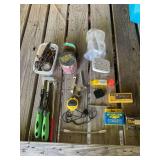 Assorted Hardware, Tools, and Workshop Supplies Lot