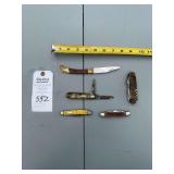Assorted Pocket Knives Lot of 5