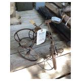 Wrought Iron Tricycle Plant Stand Planter
