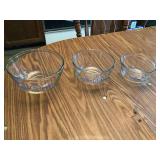 Pillsbury Doughboy Home Cookin Glass Mixing Bowl Set of Three