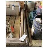 Metal and Wood Extension Rails with Handles