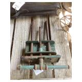 Cast Iron Woodworking Vise Mechanism with Wooden Face