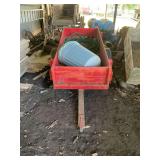 Red Lawn Wagon