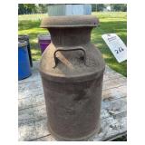 Metal Milk Can with Lid