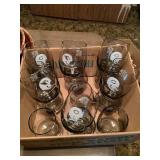 NFL Team Stemless Glass Set Featuring Chicago Bears and St. Louis Cardinals