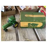 John Deere Toy Tractor and Toy Farm Wagon with Box