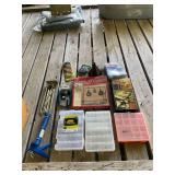 Assorted Hardware, Tools, Storage Cases, and Shooting Target Lot