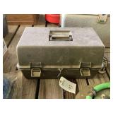 Plano Molding Adventurer Tackle Box with Multiple Compartment Trays and Contents