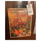 Peter Henderson Garden and Farm Seeds Metal Sign
