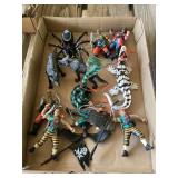 Assorted Pirate Action Figures and Jungle Animals Playset Lot