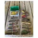Assorted Hand Tools and Model Fittings Storage Box
