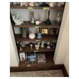 Assorted Home Decor Lot with Figurines, Bell, and Jigsaw Puzzles