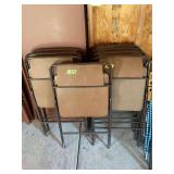 Set of Metal Folding Chairs