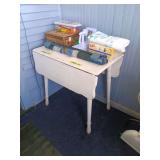 Drop Leaf Table and Kitchen Appliance Lot