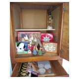 Assorted Holiday Decorations and Household Accessories Lot