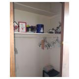 Assorted Holiday Decor and Closet Organization Lot
