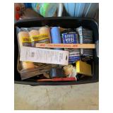 Assorted Painting and Finishing Supplies Lot