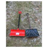 Set of Two Snow Shovels