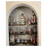 Assorted Decorative Figurines, Glassware, and Collectibles Lot
