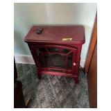 Duraflame Electric Infrared Quartz Fireplace Stove in Red with Remote