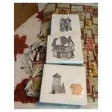 Department 56 Heritage Village Collection Dickens Village Series Set of Three with Light Cords