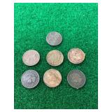 US Indian Head Cents Mixed Dates