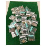 World Coin Collection Lot in Individual Bags from Multiple Countries