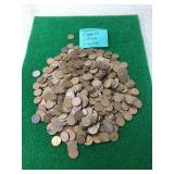 Lot of 1000 Copper Wheat Cents