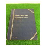 Lincoln Head Cent Collection Number One 1909 to 1940 Coin Folder with Partial Contents