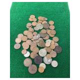 Large Group of Mixed British Coins and Currency Assortment