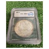 1880-S Morgan Silver Dollar ICG MS63