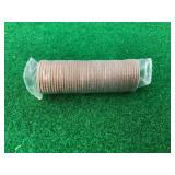 Roll of US State Quarters in Plastic Wrapper