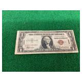 Series 1935A One Dollar Hawaii Overprint Silver Certificate