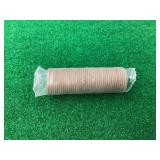 Rolled US Quarters in Plastic Wrapper