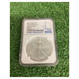 2021 American Silver Eagle Type 2 NGC MS 69 Early Releases