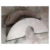 Set of Metal Tractor Fenders