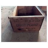 F.S.C.C. Not To Be Sold Dried Pears For Relief Wooden Crate