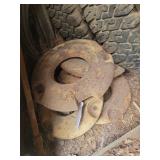 Set of Cast Iron Tractor Wheel Weights